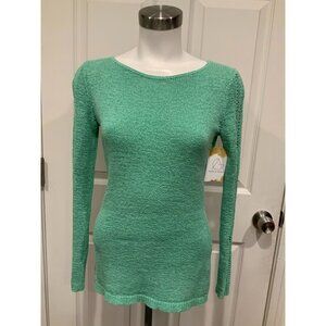 Rachel Zoe Light Green Sweater W/ Crochet Detail, Size Small